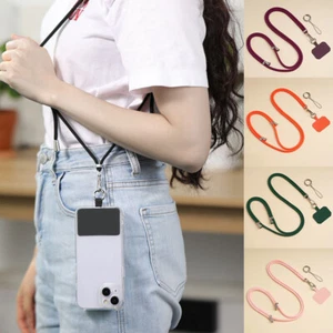 Crossbody Lanyard Necklace Strap Phone Adjustment Long Hanging Rope Anti-Lost - Zdjęcie 1 z 20