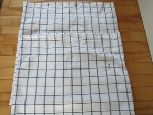 2 FEDERE LACOSTE DESIGN FRANCE KING SIZE BIANCO NAVY ALLIGATORE A SCACCHI - Foto 1 di 12