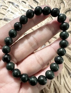 Hetian Jade Stretch Armband 7 mm - Bild 1 von 2