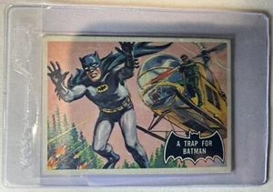 1966 Topps Batman #37 A Trap for Batman PSA Certified Authentic - MINSIZEREQ - Picture 1 of 3