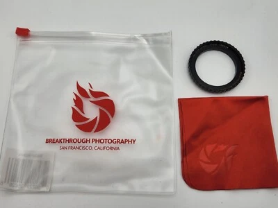 Breakthrough Photography X4 39mm to 46mm Brass Step-Up Lens Filter Adapter Ring - Image 1 of 4