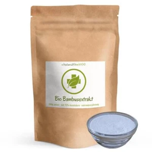 Bio Bambus Extrakt (organisch gebundenes Silizium) 100 g - Bild 1 von 4
