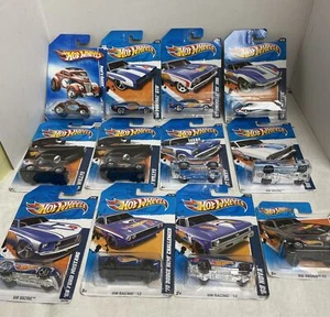 NEW Lot of 12 Hot Wheels 2010-2011 Models HW Racing Willys, Chevy, Mustang - Picture 1 of 9