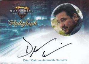 SUPERGIRL TEMPORADA 1 - TARJETA DE AUTÓGRAFO DEAN CAIN (JEREMIAH DANVERS) DC - Imagen 1 de 1