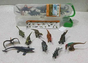 DINOSAURO DINOSAUR COLLECTA NEW 2015 SET 10 MINI DINOSAURI IN ASTUCCIO A1101 - Picture 1 of 1
