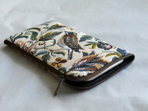 Hülle für iPhone, Gartenvögel Druck Stoff, Geldbörse Cover Clutch, Damen Geldbörse - Bild 1 von 4