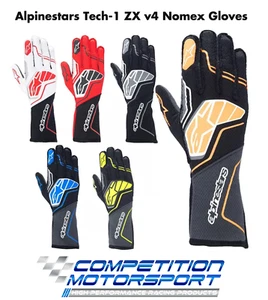 Alpinestars Tech 1-ZX V4 FIA 8856-2018 Approved Motorsport Race Gloves - Bild 1 von 14