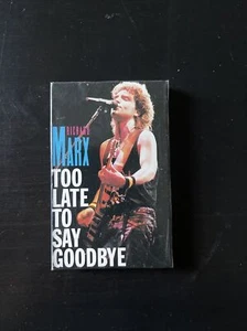 Richard Marx Too Late To Say Goodbye Cassette Single 1989 - Picture 1 of 5