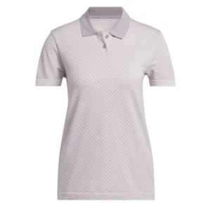 Adidas Wmns Ultimate 365 Tour PrimeKnit Golf Polo - Sz: M - IP8655 - Putty Mauve - Picture 1 of 16