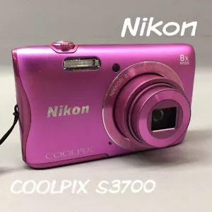 Nikon COOLPIX S3700 fotocamera digitale compatta Wi-Fi rosa 8x zoom 20,1 MP s... - Foto 1 di 9