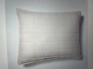 CASALUNA Standard Heavyweight Linen Blend Quilt Pillow Sham NATURAL NWOT - Picture 1 of 7