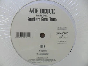 Houston Rap 12" ACE DEUCE My City,Backwoodz Records,SEALED,Southern Gutta Butta - Picture 1 of 1