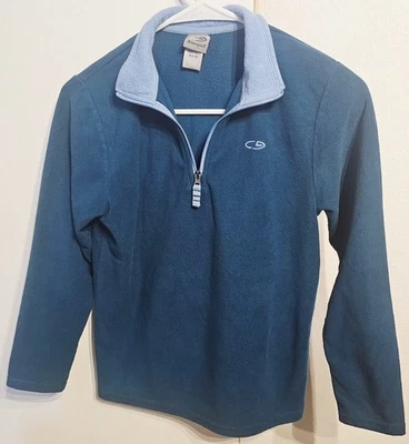 Chaqueta Pullover Champion Girls C9 1/4 Cremallera Polar M 8/10 Azul Teal Foto 1 de 4