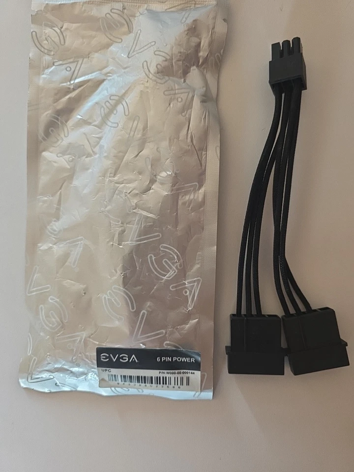 EVGA Graphic Card Molex to 6 Pin Power Adaptor 843368022686 W000-00-000144 - Image 1 of 1