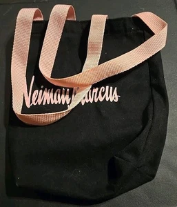 Vintage Neiman Marcus Tasche schwarz mit rosa Trägern so Fetch Small - Bild 1 von 3
