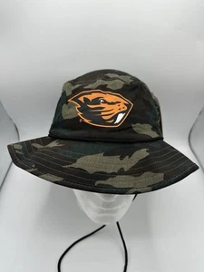 Oregon State Beavers Camo Buschhut Fischerhut Cowbucker Netzschlitz Einheitsgröße neu mit Etikett - Bild 1 von 9