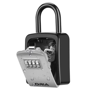 Oria Key Lock Box, Key Safe Box, 4 Digit Combination Key Storage Lock - Picture 1 of 7