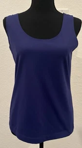Chico’s Purple Layering Tank Size 1 (Medium) - Picture 1 of 4