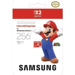Samsung 256GB MicroSD Express Card for Nintendo Switch 2 - Picture 1 of 3