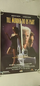 Till Murder Do Us Part 1992 Original Movie Poster Videothek Promo 27x40 Erotik - Bild 1 von 11