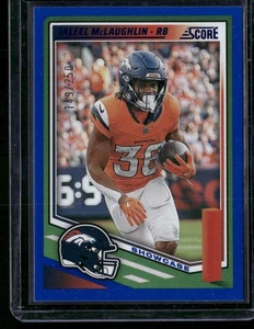Jaleel McLaughlin 2025 Score Showcase #54 SN Denver Broncos - Picture 1 of 2