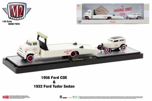 M2 Machines Auto Hauler TW29 1956 Ford COE 1932 Ford Tudor Sedan - Picture 1 of 1