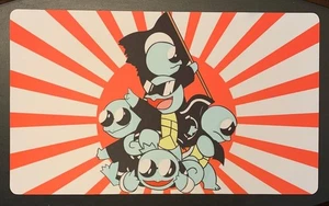 Squirtle Squad Tappetino Gioco Pokémon Personalizzato Gioco di Carte 23X 14 - Tappetino Mouse Grande - Foto 1 di 3