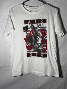 Air Jordan Shirt Youth Large Weiß Nike 23 Jumpman Grafik Kurzarm T-Shirt - Bild 1 von 7