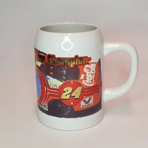 Vintage 1995 Nascar Jeff Gordon Beer Stein 18 oz. Mug Winston Cup Champion #24 - Picture 1 of 6
