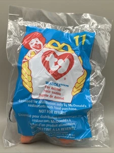 McDonald's TY Teenie Beanie BABY #11 Waddle the Penguin New In Package - Picture 1 of 2
