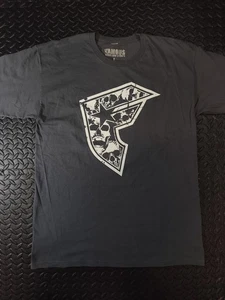 Camiseta gris estrellas y rayas famosas y2k vintage Deadstock Travis Barker - Imagen 1 de 10
