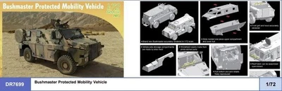 1:72 DRAGON Bushmaster Protected Mobility Vehicle Kit DR7699 - Immagine 1 di 2