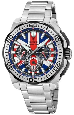 Festina Chrono Bike 2025 UK Limited Edition (45.5mm) Union Jack Dial / F20724/A - Image 1 of 4
