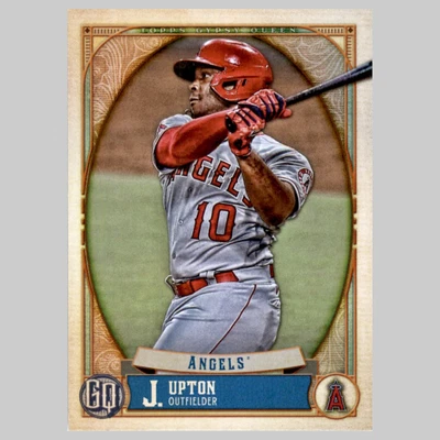 Justin Upton #122 2021 Topps Gypsy Queen Los Angeles Angels Baseball Card MLB NM - Image 1 of 3