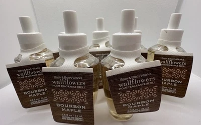 Bath & Body Works Maple Bourbon Wallflower Fragrance Bulb 0.8 Oz x7 - Image 1 of 2
