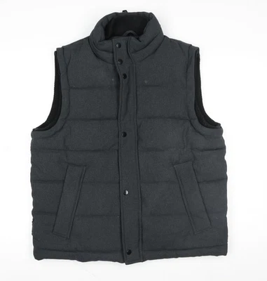 Kenneth Cole Reaction Men's Grey Puffer Waistcoat L Lined Casual - Image 1 of 4