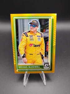 Michael McDowell 2025 Donruss Racing #79 oro óptico/10 - Imagen 1 de 2