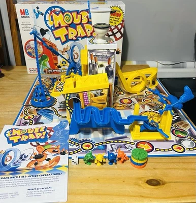 Mouse Trap Board Game by MB Games, Toilet Flushing Version. 100% Complete. Xmas - Image 1 of 4