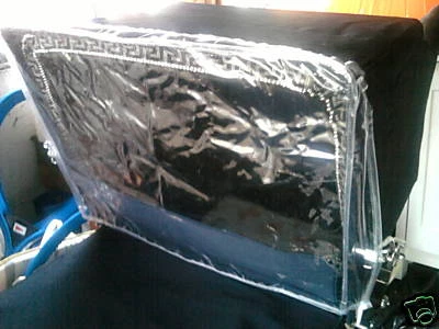 SILVERCROSSSPARES.CO.UK Cubierta Pram Rain/Wind Shield Cruz Plateada Kensington Coach Repuestos Construidos