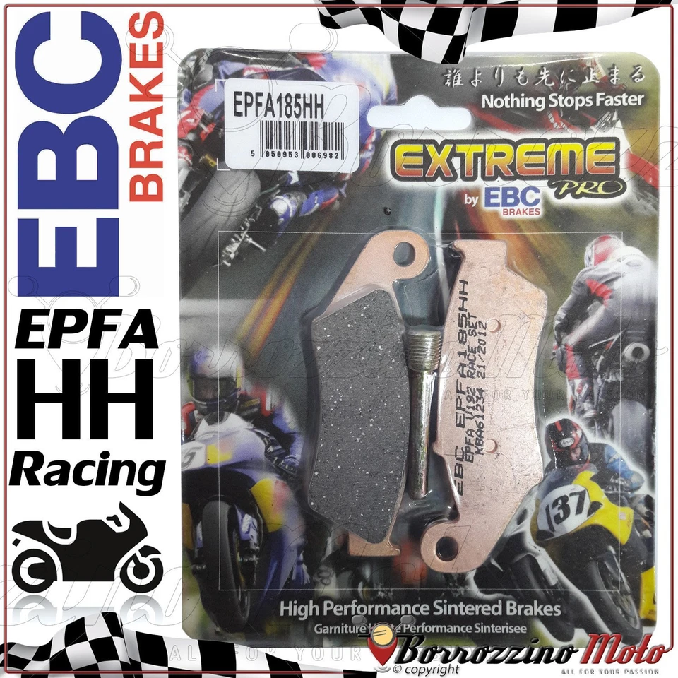 PASTIGLIE FRENO ANTERIORE RACING EBC EPFA185HH per SUZUKI RM 250 1996-1999 Foto 1 de 1