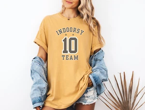 Indoorsy Team Tshirt - Unisex Garment-Dyed Tee, Indoor Lover Shirt - Picture 1 of 19