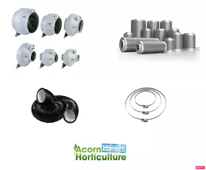 Systemair RVK + Carbo Air Filter + 5m Combi Ducting & Clips KITS  Hydroponics - Picture 1 of 1