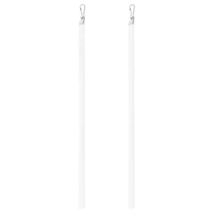 2 Pcs Curtain Accessories Blind Wand with Hook Drapery Rod Replacement - Picture 1 of 12