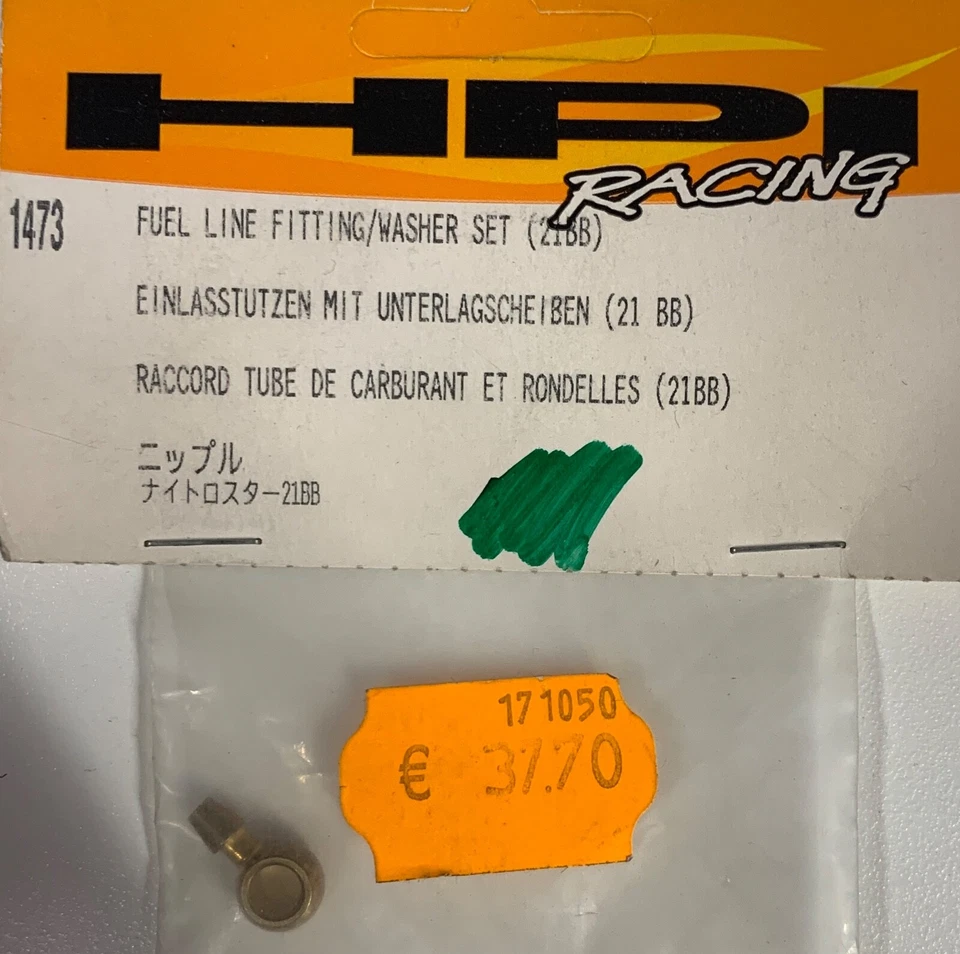Kraftstoffschlauchanschluss und Unterlegscheibe 1473 HPI Racing - Bild 1 von 1