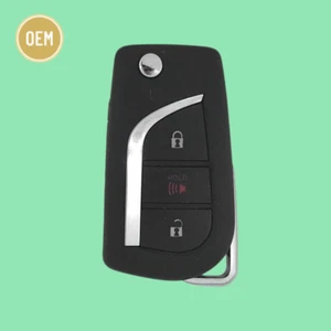Toyota RAV4 2019-2023 OEM 3 Button Flip Key GQ4-73T | 89070-0R380 +New Blade - Bild 1 von 6