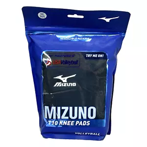 1 Paar Mizuno T10 Volleyball Knieschützer Ärmellänge 9 Zoll schwarz Einheitsgröße - Bild 1 von 7