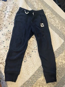 Abercrombie kids boys size 5/6 joggers navy blue EUC - Picture 1 of 6