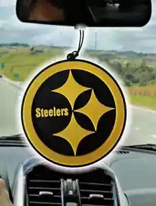 Adorno de espejo retrovisor Pittsburgh Steelers - Accesorio oficial de auto para fanáticos de la NFL - Imagen 1 de 2