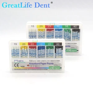 DENTAL ENDO W/SCALE SIZE ABSORBENT PAPER POINTS TAPER 02/04/06 #15-45 GreatLife - Picture 1 of 44