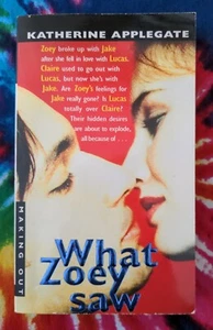 What Zoey Saw #6 MAKING OUT (Katherine Applegate, 1998) Paperback Book - Imagen 1 de 4